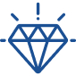 Icono diamante valores Sadekosa